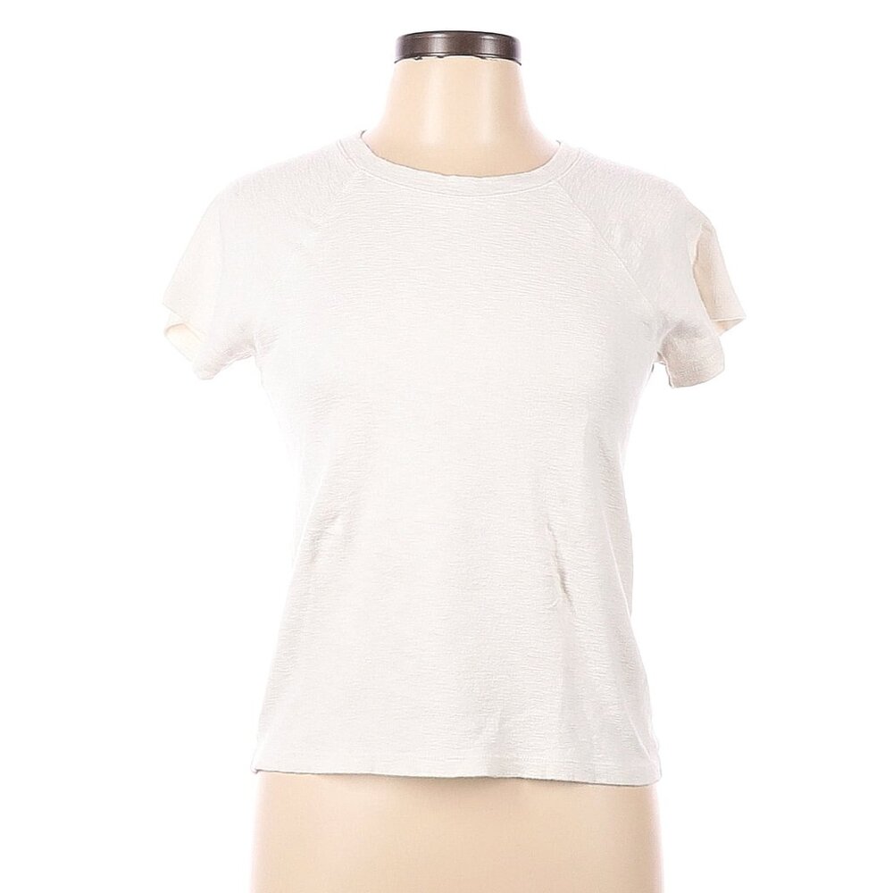 Madewell Knit White Tee Shirt - size Large
